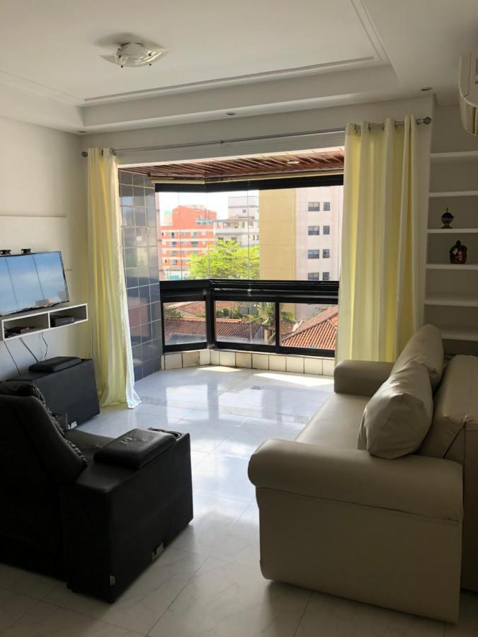 Apartamento com Varanda e Suíte Enseada Guarujá Exterior foto