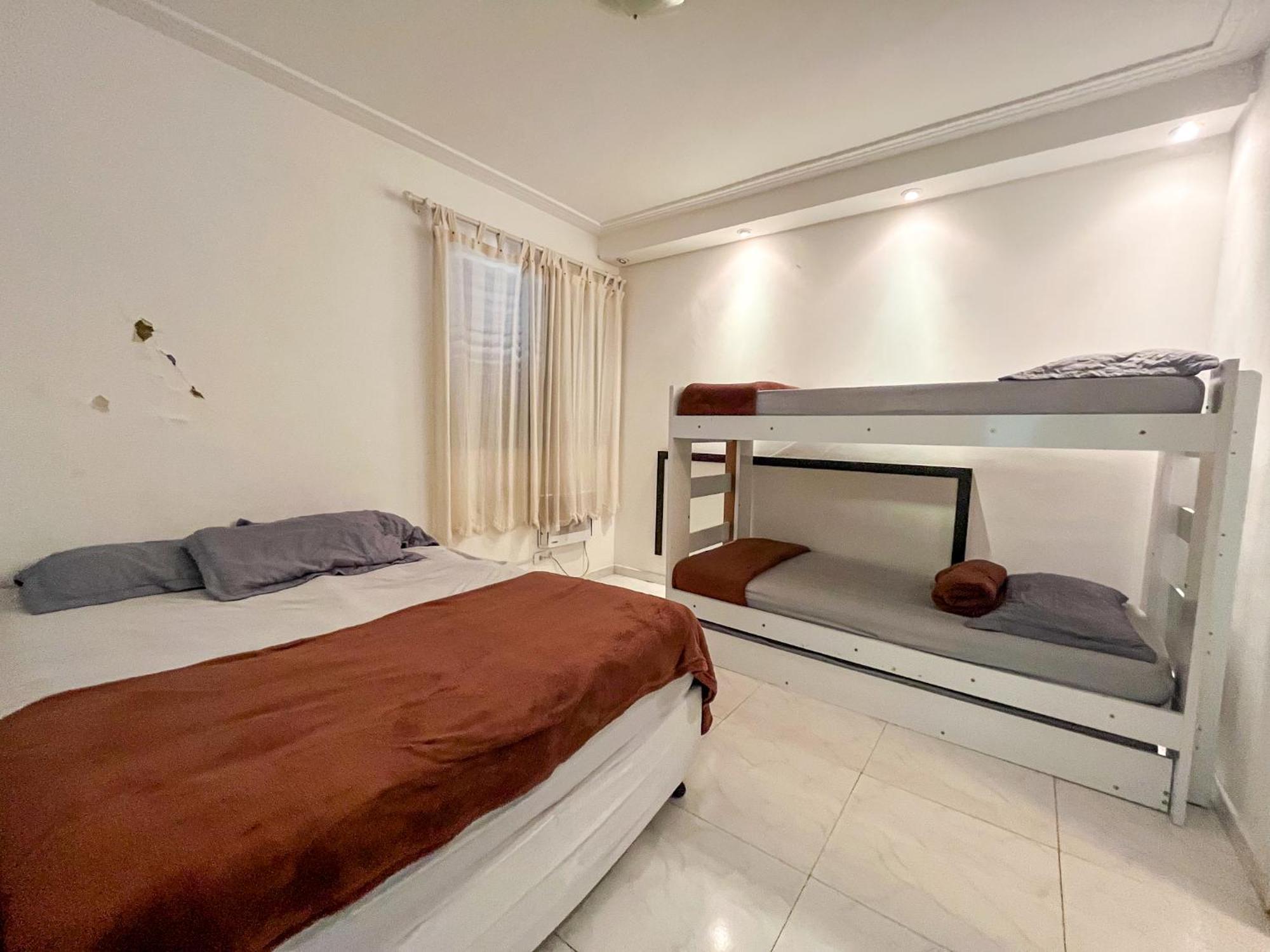 Apartamento com Varanda e Suíte Enseada Guarujá Exterior foto