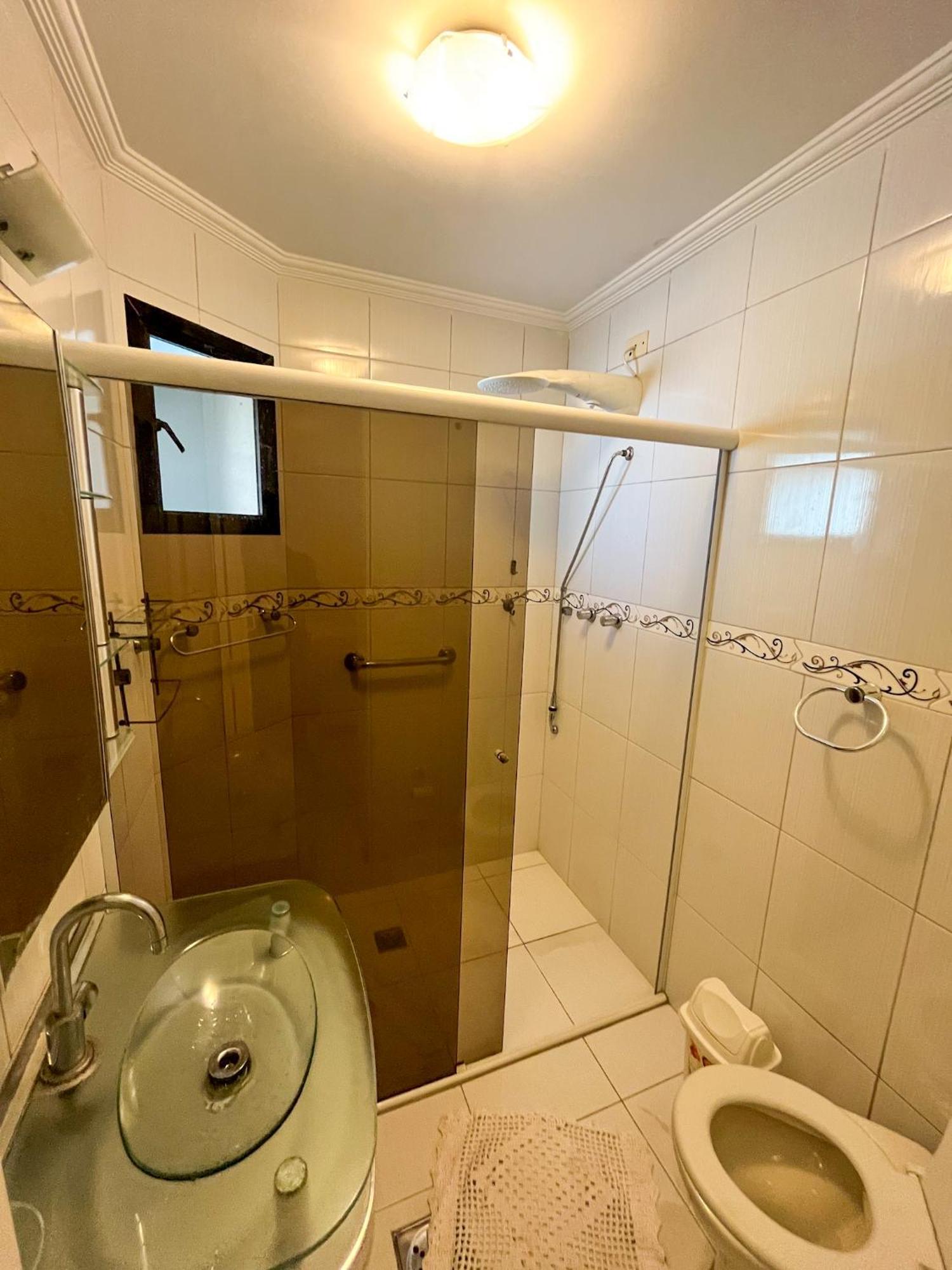 Apartamento com Varanda e Suíte Enseada Guarujá Exterior foto